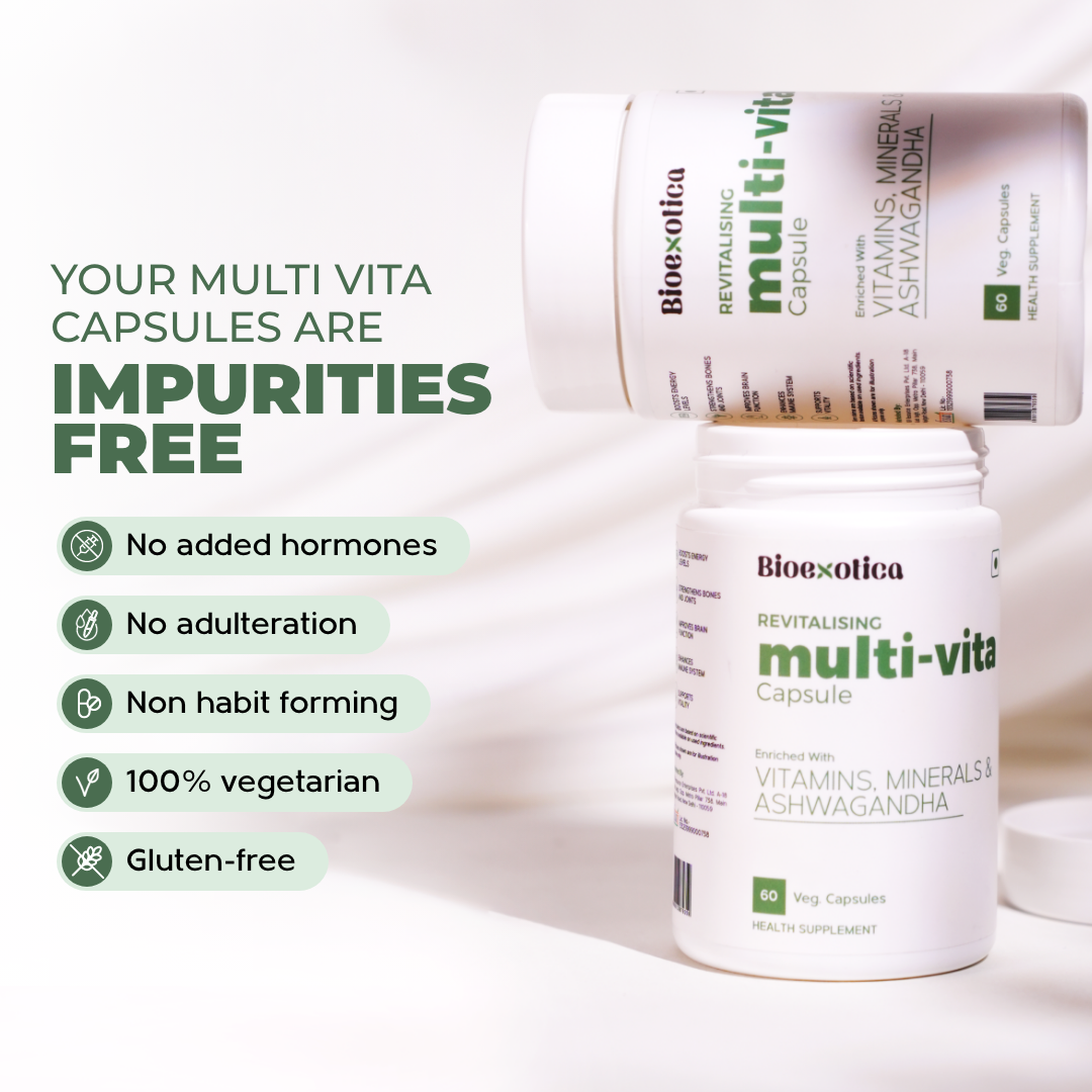 Nutrient Boosting Real Multi Vita Capsules | Beat Nutrient Deficiencies in 4 Weeks
