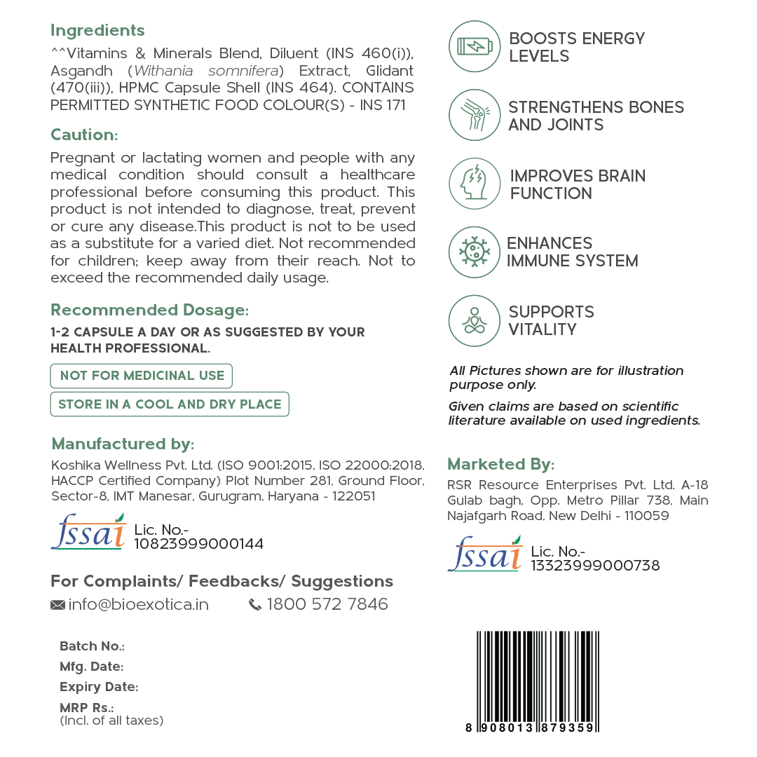 Nutrient Boosting Real Multi Vita Capsules | Beat Nutrient Deficiencies in 4 Weeks